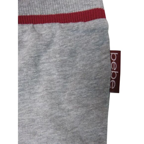 bebe Womens Pajama Set Sleepwear Tank Top & Sweatpants Size Burgundy / Grey XL - Picture 4 of 10